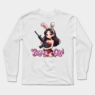Tactical Bunny Girl Long Sleeve T-Shirt
